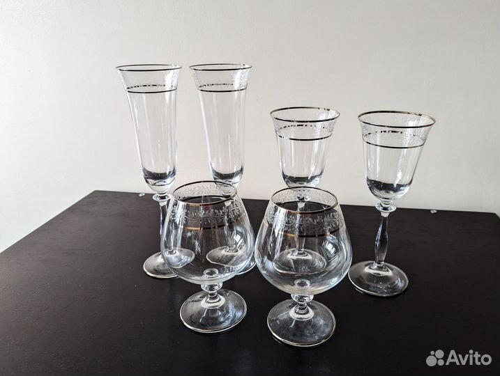 Фужеры для шампанского Bohemia, 6шт