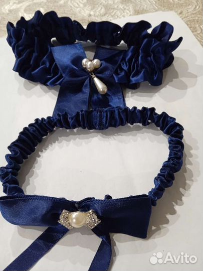 Свадебная подвязка 2шт комплект