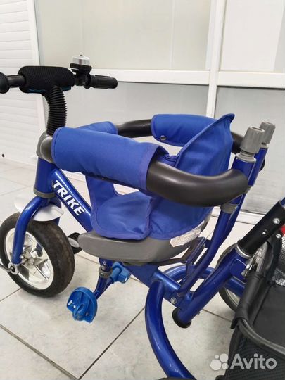 Детский велосипед с ручкой управления бу