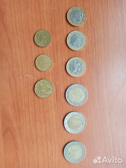 Монеты евро