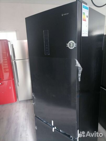 Холодильник новый черный 2 метра nofrost