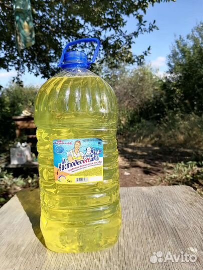 Средство для мытья посуды 5 литров чистоделофф