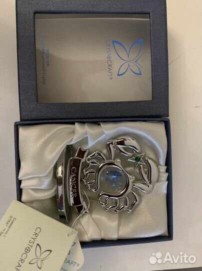 Фигурка рака swarovski