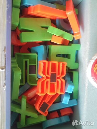 Доска магнитно-меловая с буквами