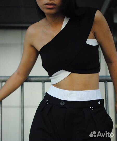 Брюки с резинкой p.p.s brand S