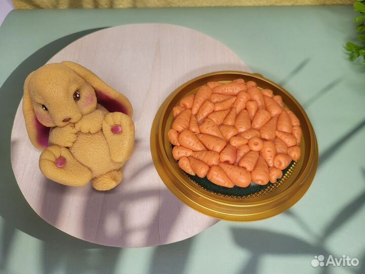 Мыло ручной работы зайка