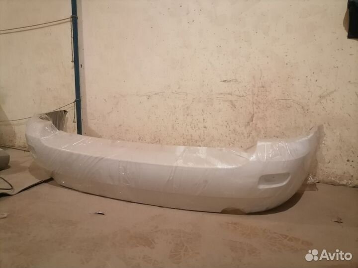 Бампер белый Калина 1 универсал