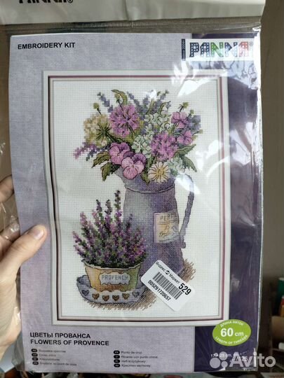 Набор для вышивания крестом panna цветы прованса