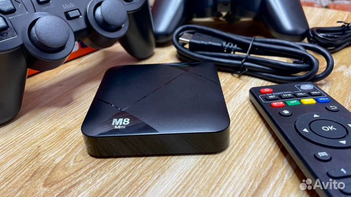 Android TV приставка M8 Mini 4K / Game 1000+