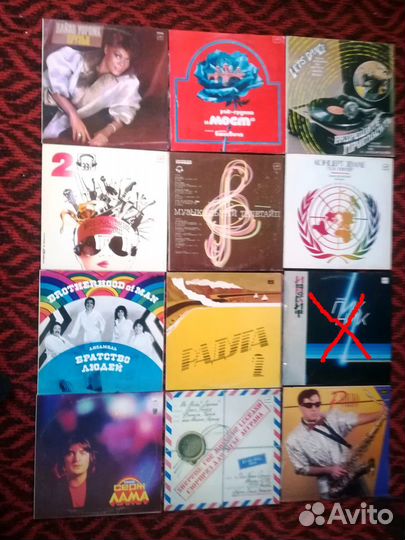 Советская и зарубежная эстрада. Винил