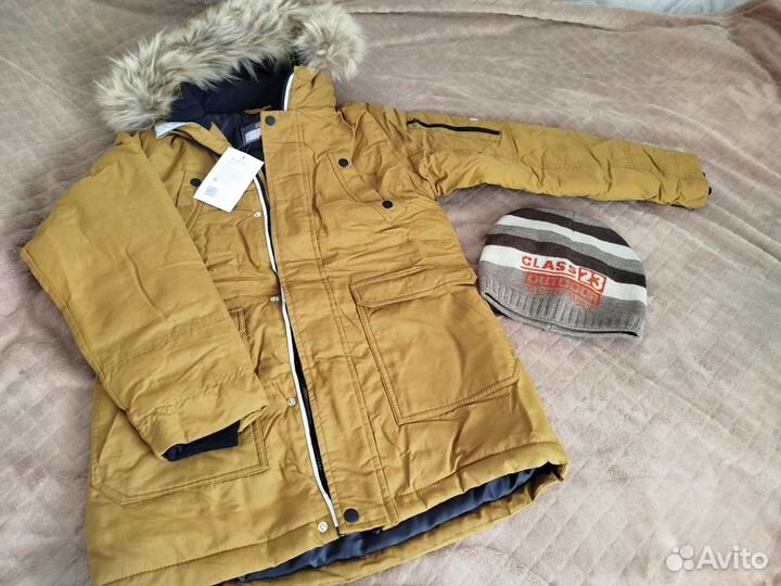 Новые куртка полукомбинезон 158