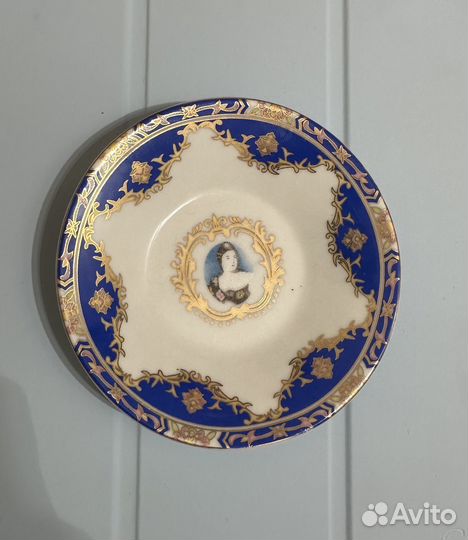 Кофейная пара, ручная работа золото Германия 20в