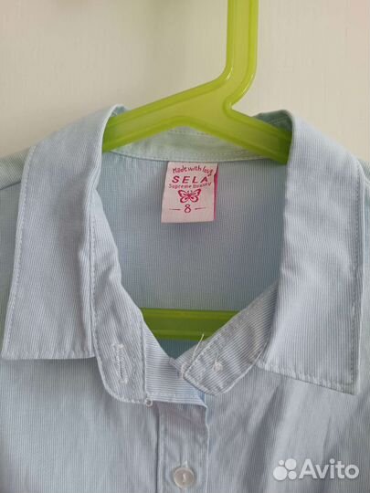Блузки школьные форма 134 на 7-8лет