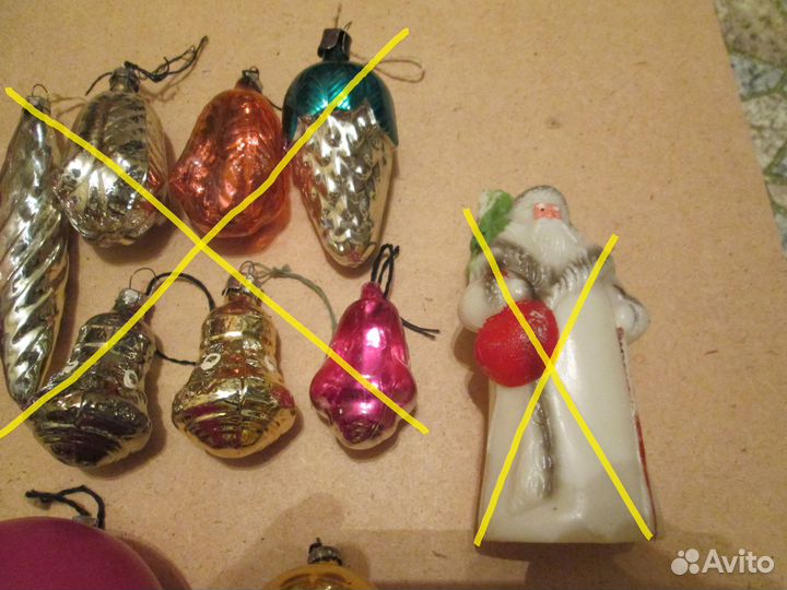 Новогодние ёлочные игрушки, украшения, гирлянды