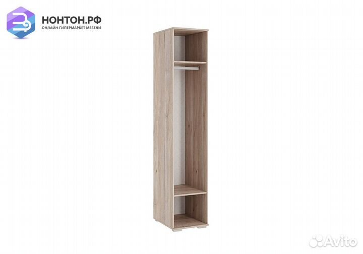 Шкаф однодверный Алина 01.01 дуб мария / белый