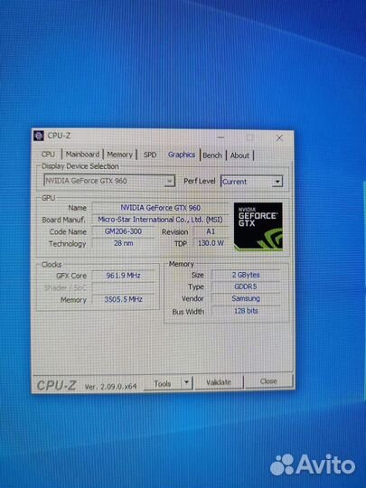 Компьютер I5 4590 GTX 960