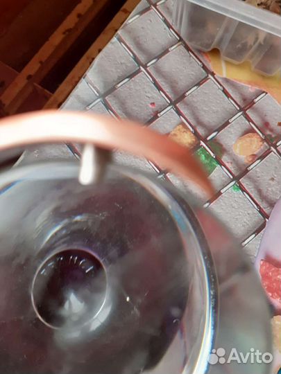 Бокалы рубинового стекла