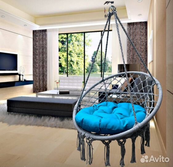 Качели/гнездо подвесные с подушкой