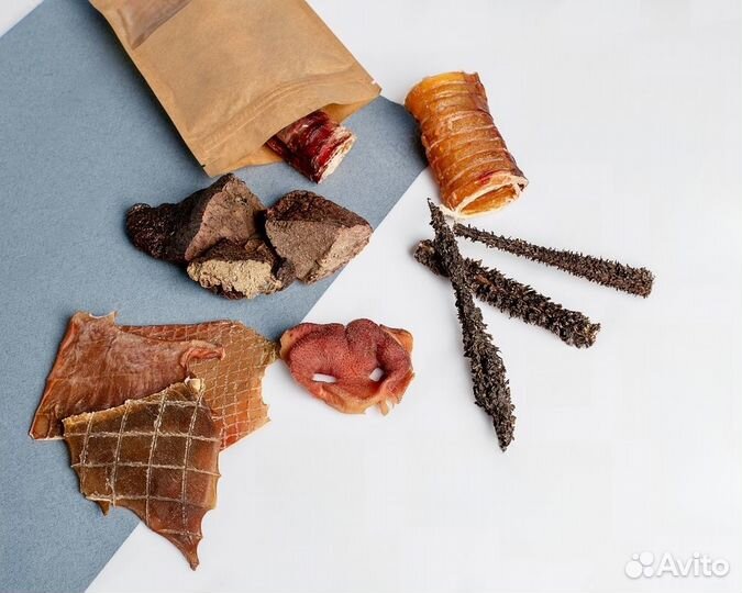 Сушеные лакомства для собак