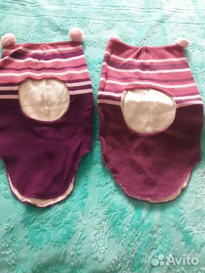 Шапка шлем для девочки