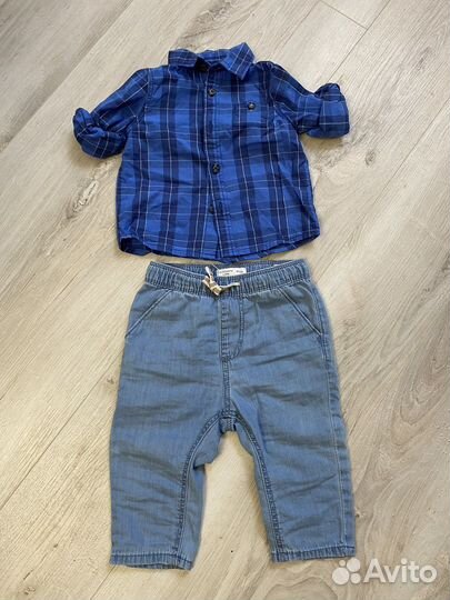 Рубашка + джинсы на мальчика