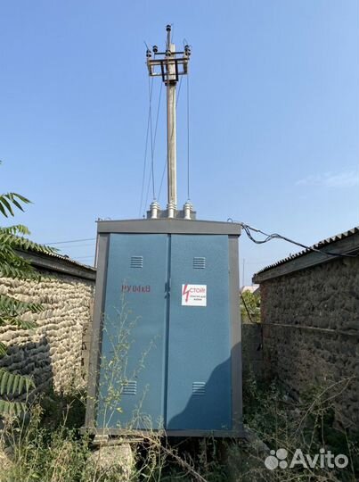 Услуги электрика. Устанвока тп и опор. Монтаж лини