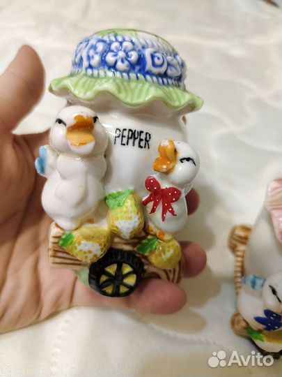 Набор для соли и перца бу