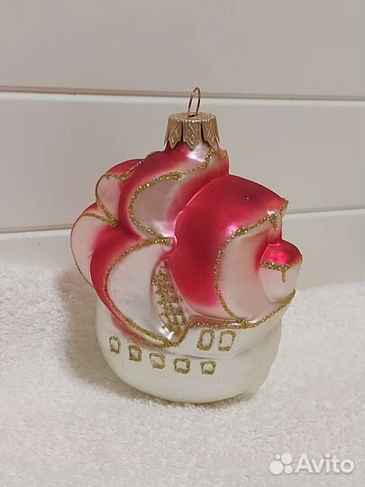 Елочная игрушка Корабль Алые Паруса