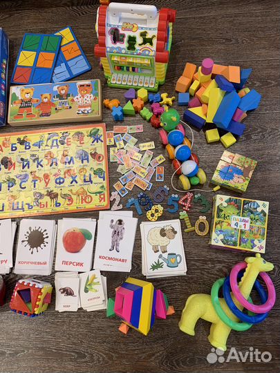 Игрушки развивающие, кубики, пазлы обновлено