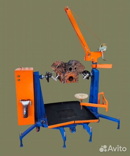 Кантователь для двигателя