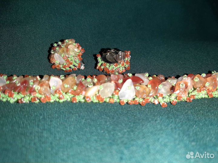 Гарнитур с сердоликом