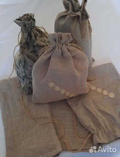Мешочек из льна