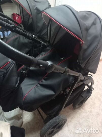 Детские коляски 2 в 1 эко кожа