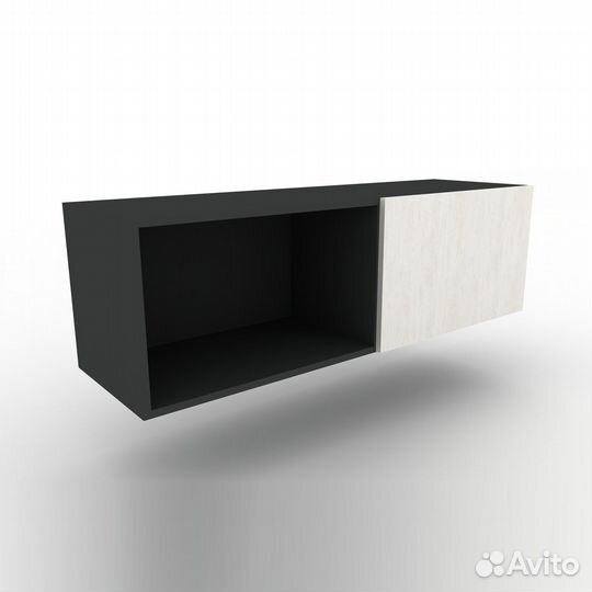 Полка Толга-200oj антрацит стеллаж настенная