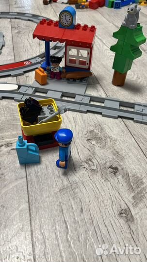 Lego дупло поезд на паровой тяге