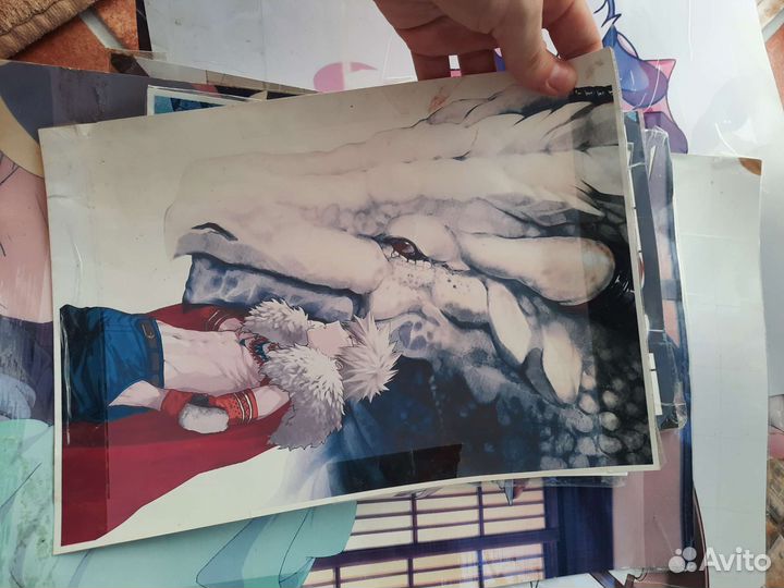 Плакаты постеры аниме, наклейки