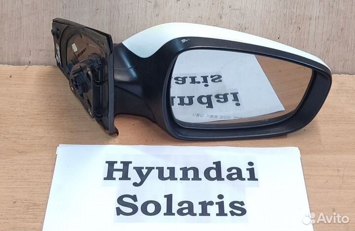 Зеркало 7 пин Rh Hyundai Solaris, хетчбэк, 2012г