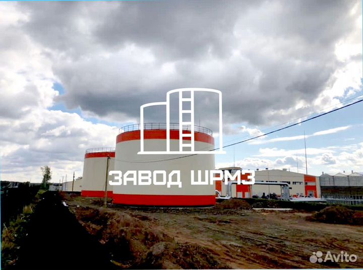 Резервуар вертикальный стальной объем 2000 кубов
