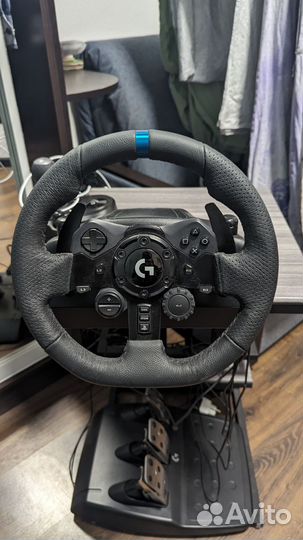 Руль Logitech G923 trueforce ps5 +трансмиссия