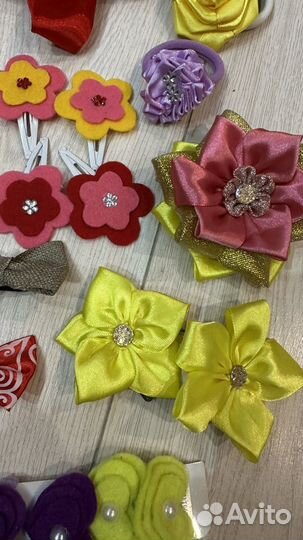 Резинки заколки ручная работа