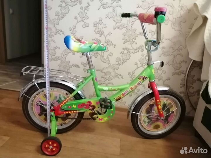 Велосипед 16 дюймов, 2 (4) колесный