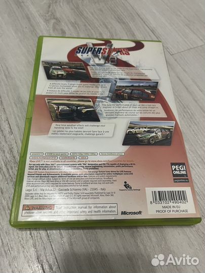 Superstars v8 racing xbox 360
