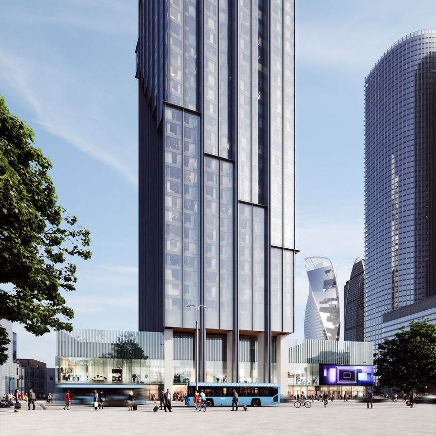 1-к. квартира, 54,4 м², 29/85 эт.