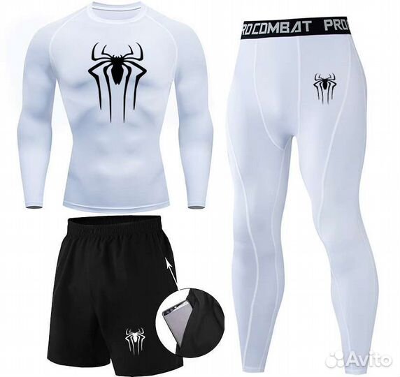 Набор компрессии рашгард человек паук