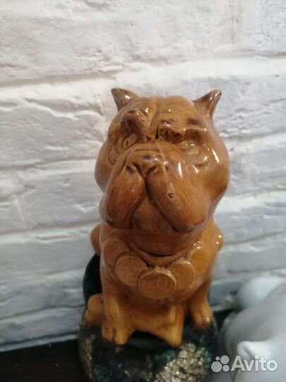 Керамическая статуэтка Бульдог