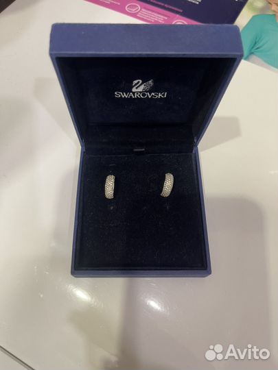 Серьги Swarovski оригинал новые
