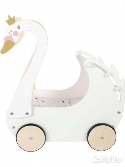 Спортивные игры и игрушки Puppenwagen Schwan