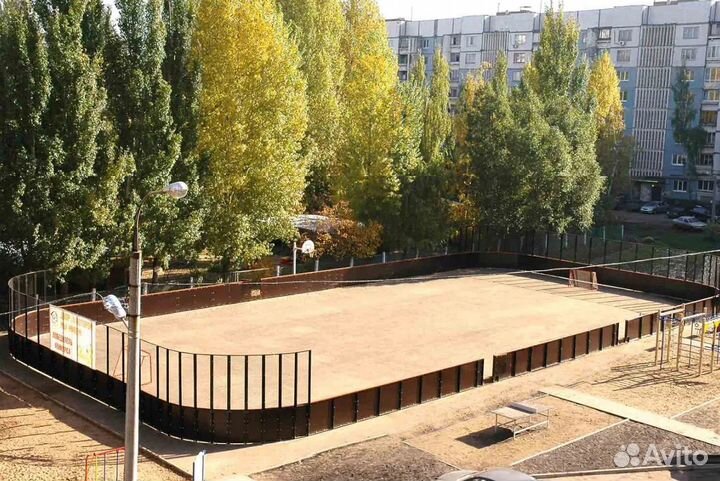 Хоккейная коробка универсальная из фанеры