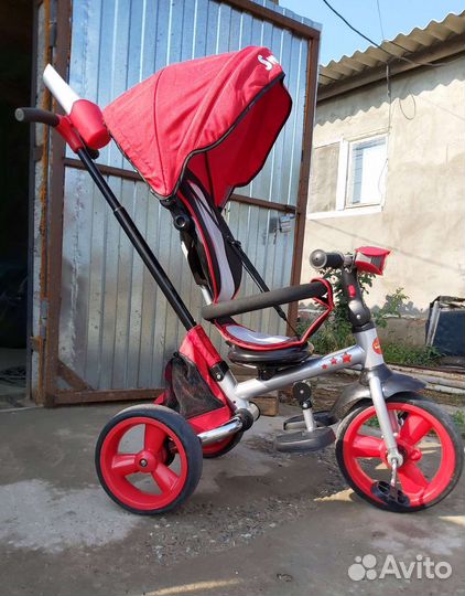 Трехколесный велосипед Smart Baby складной