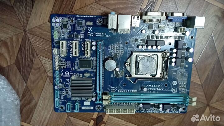Материнская плата 1155 с процессором